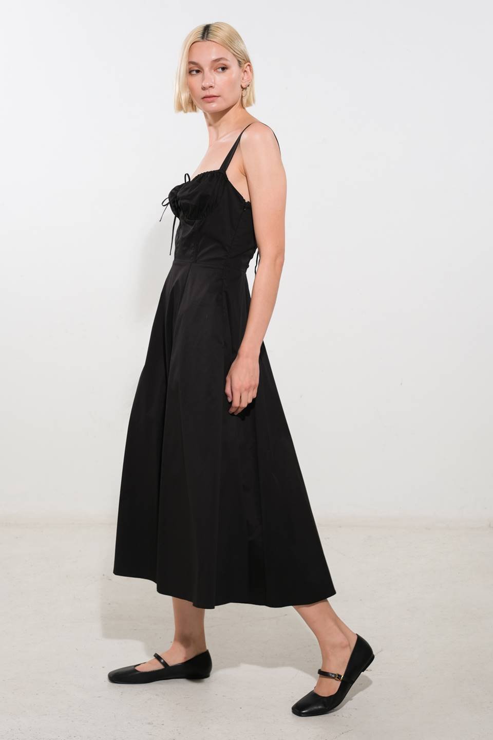 OCEANIC OPULENCE WOVEN MIDI DRESS - Mack & Harvie