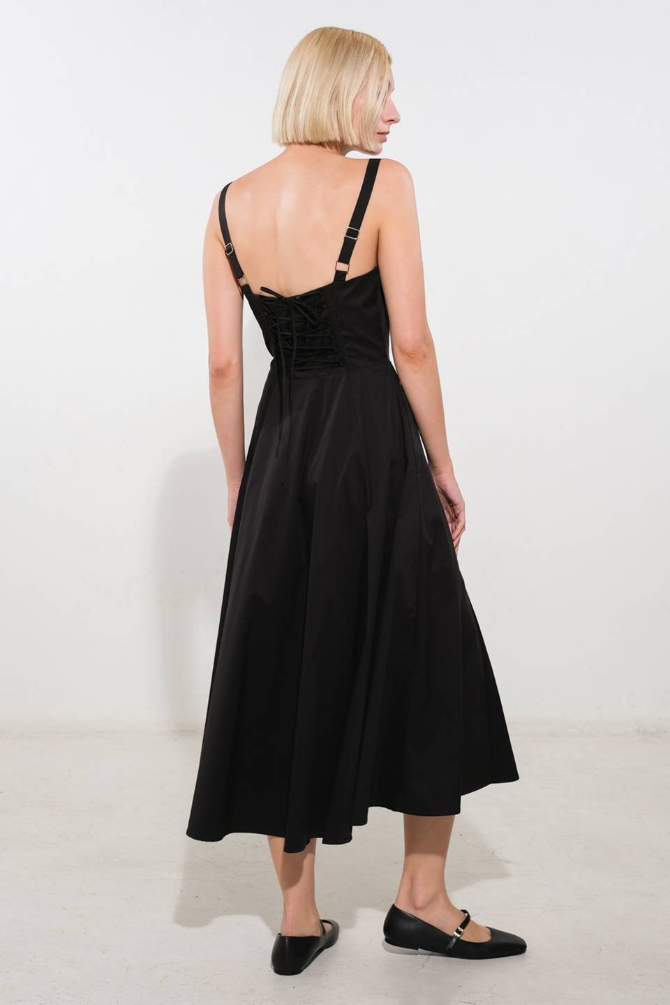 OCEANIC OPULENCE WOVEN MIDI DRESS - Mack & Harvie