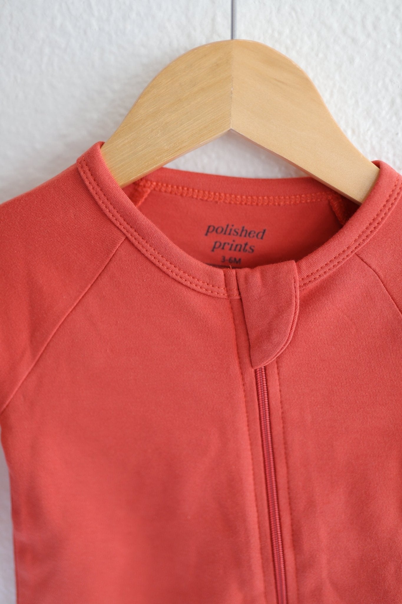 Organic Cotton Baby Zipper Sleeper in Cherry - Mack & Harvie