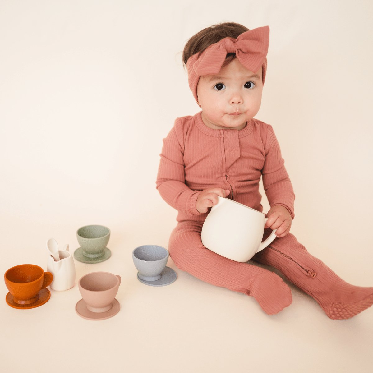 Organic Cotton Ribbed Footie - Mack & Harvie