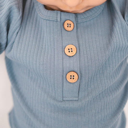 Organic Ribbed Cotton Top - Mack & Harvie