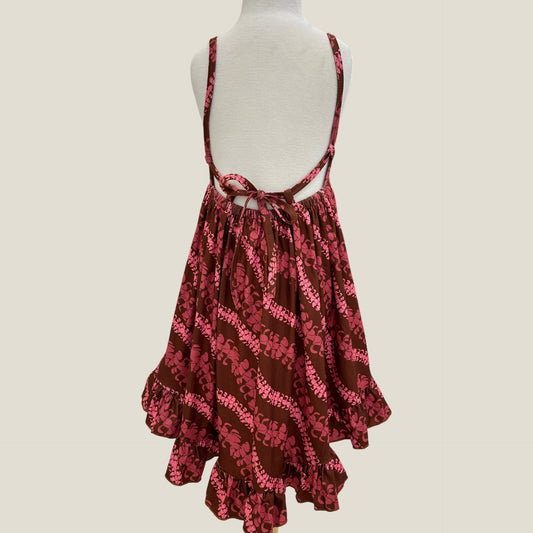 Brown Lei Puakenikeni Stella Dress