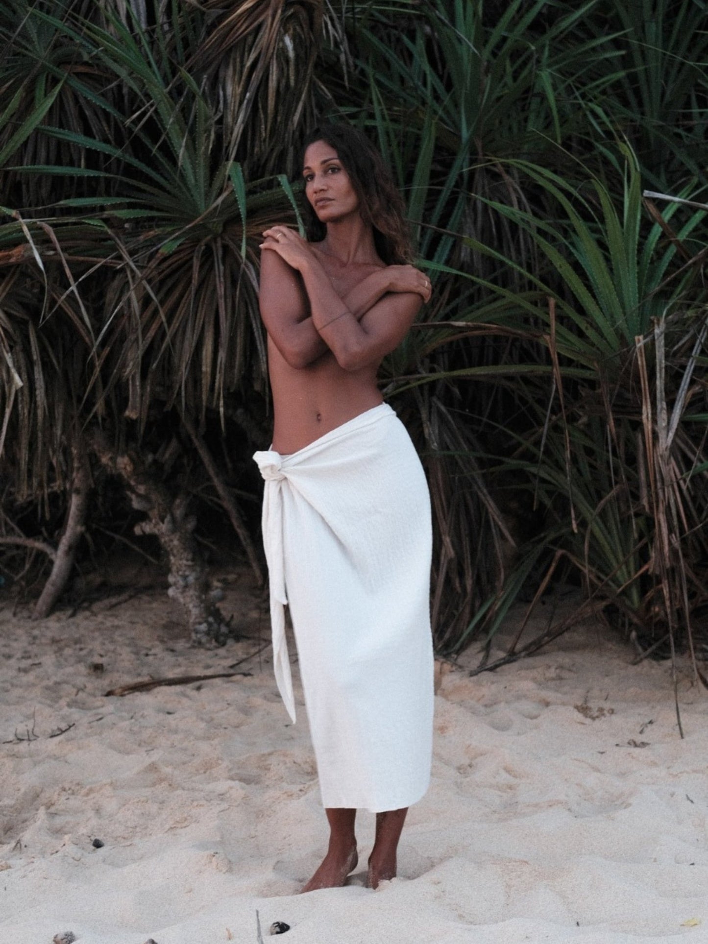 Paradiso Pareo Dress - Natural - Mack & Harvie
