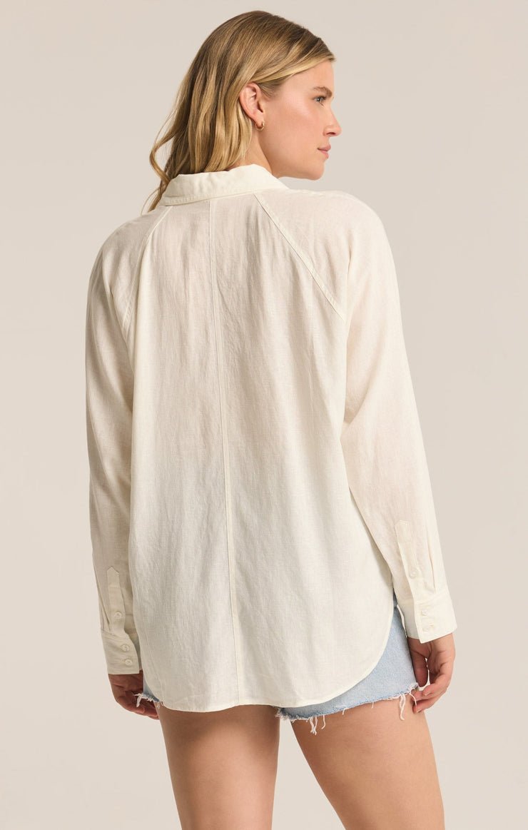 PERFECT LINEN TOP