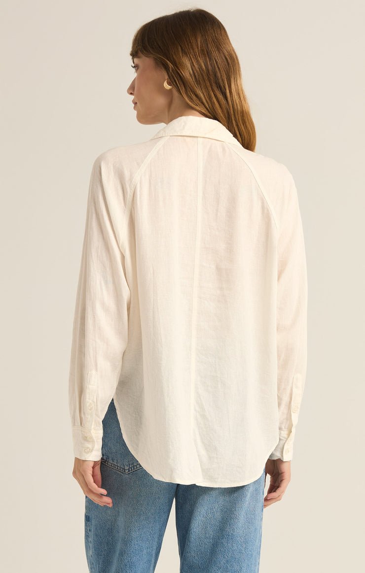 PERFECT LINEN TOP
