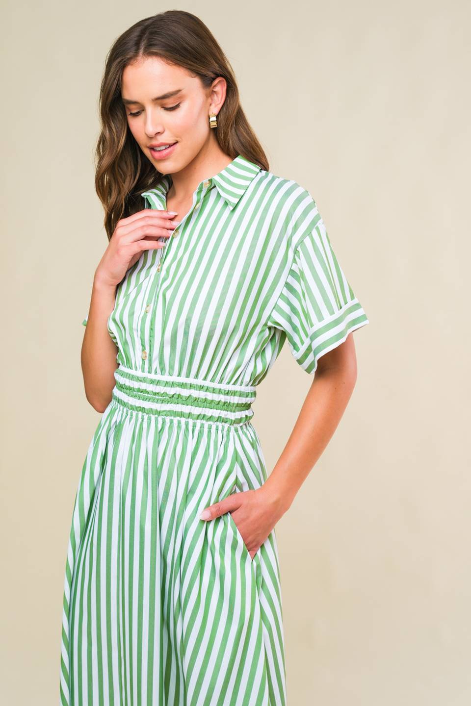 PETAL POWER WOVEN MIDI DRESS - Mack & Harvie