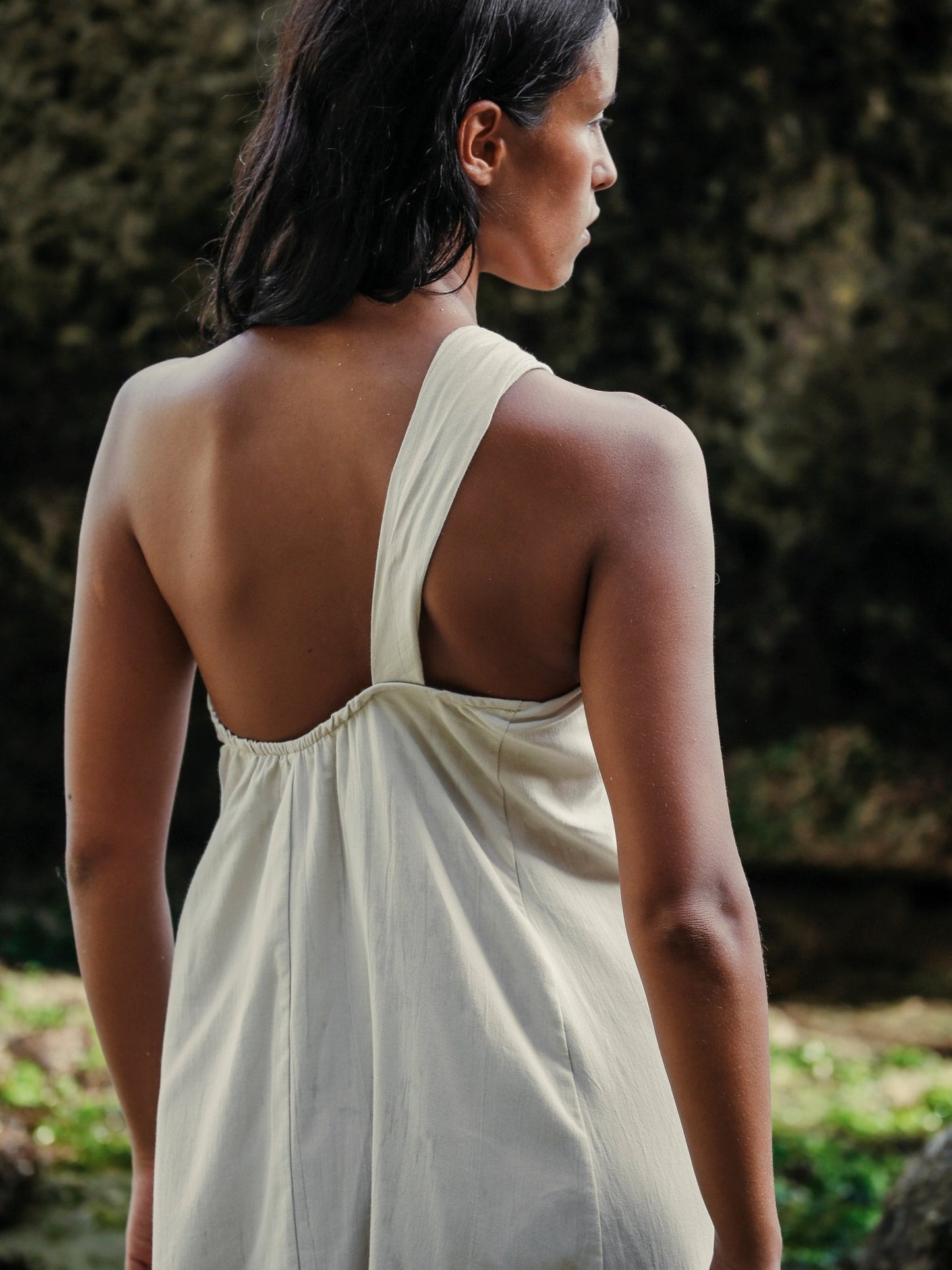 Pia Maxi Dress - Oatmeal - Mack & Harvie
