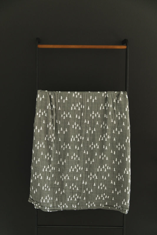 Pines Muslin Swaddle Blanket - Mack & Harvie