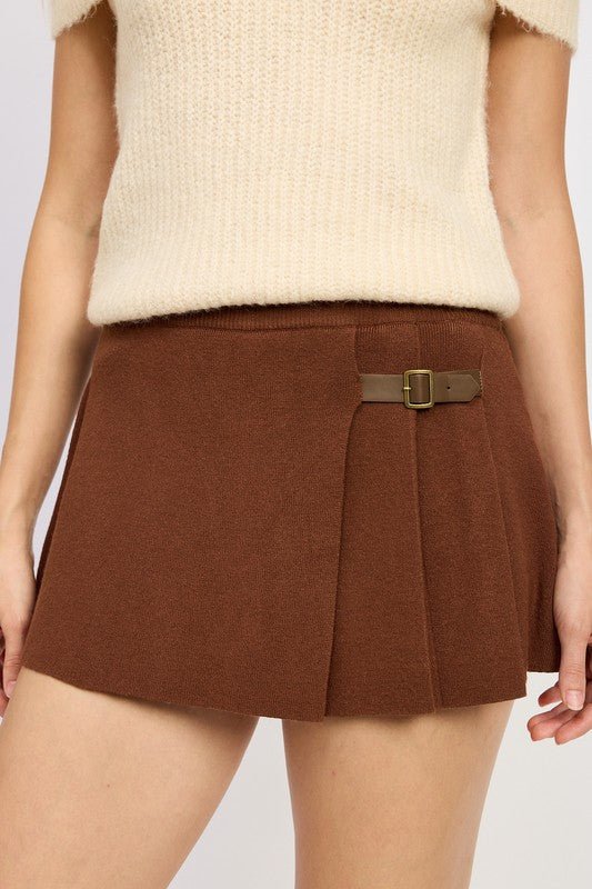 PLEATED MINI SKORT - Mack & Harvie