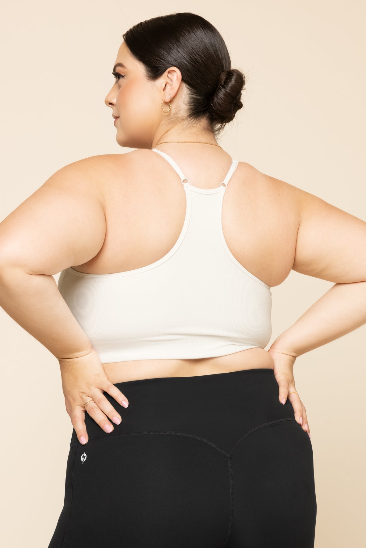 Plié Corset Crop Bralette - Cream - Mack & Harvie