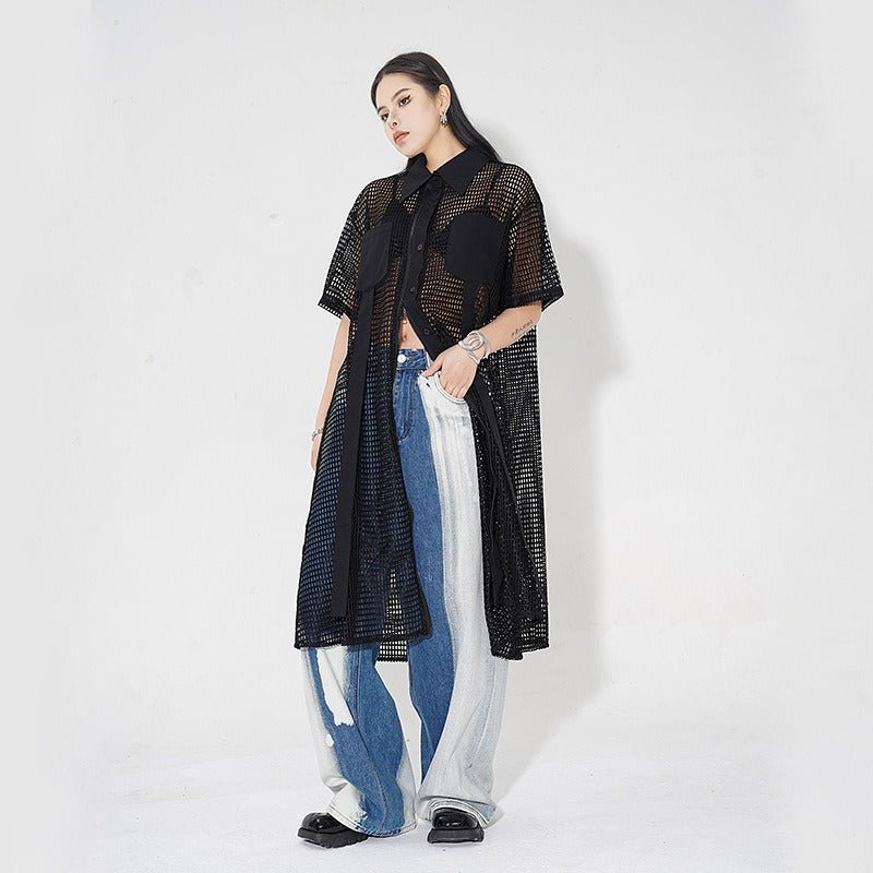 Polo Mesh Duster Zip Dress - Mack & Harvie