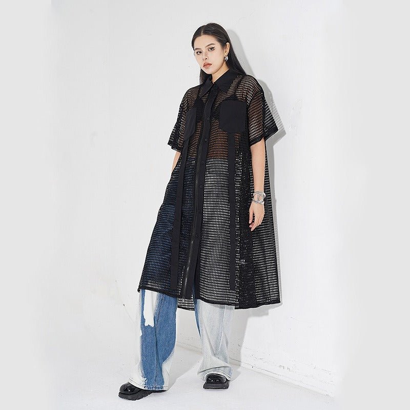 Polo Mesh Duster Zip Dress - Mack & Harvie