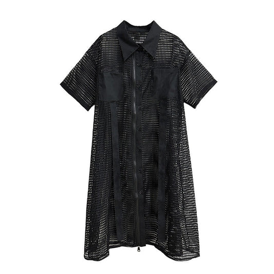 Polo Mesh Duster Zip Dress - Mack & Harvie
