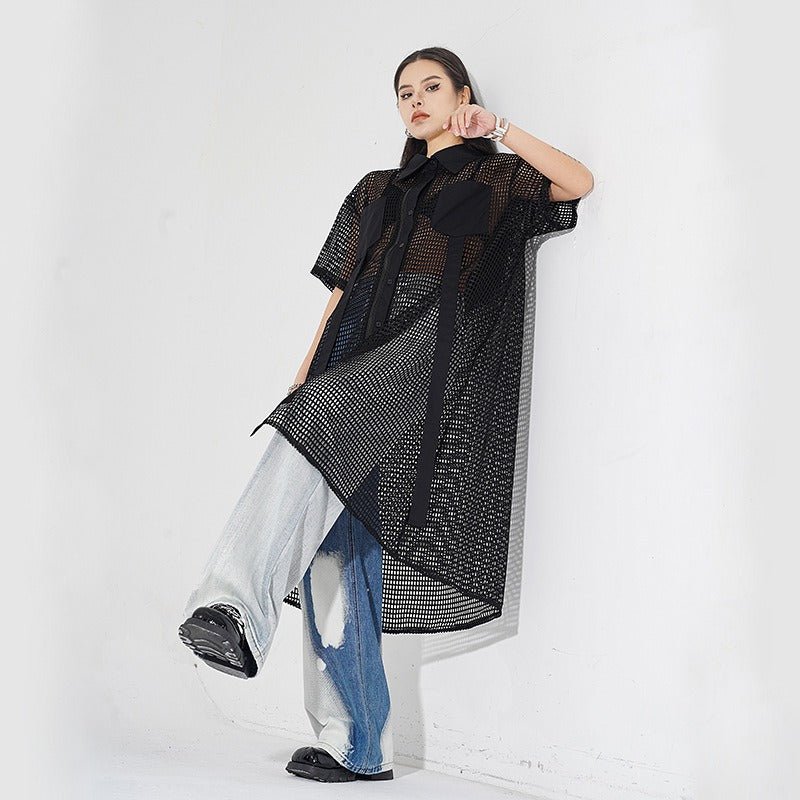 Polo Mesh Duster Zip Dress - Mack & Harvie