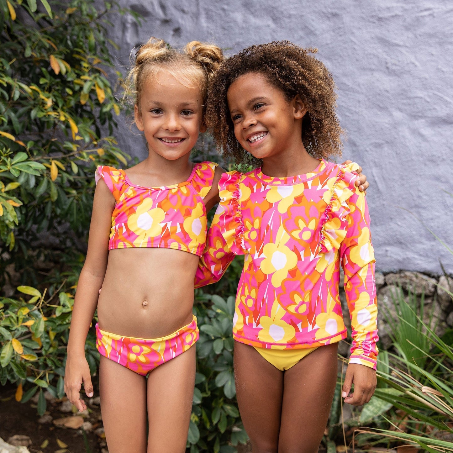 Pop of Sunshine LS Ruffle Set - Mack & Harvie