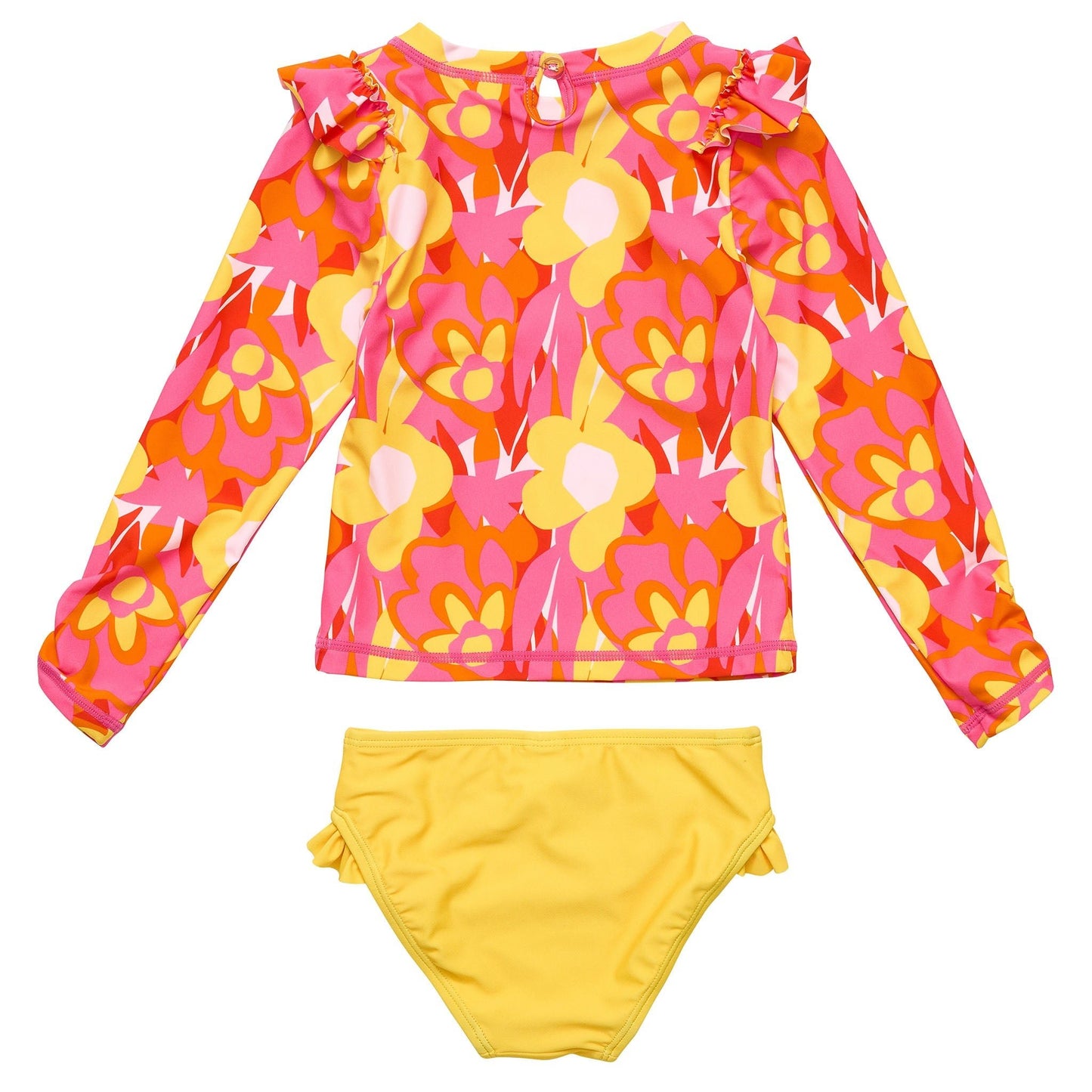 Pop of Sunshine LS Ruffle Set - Mack & Harvie