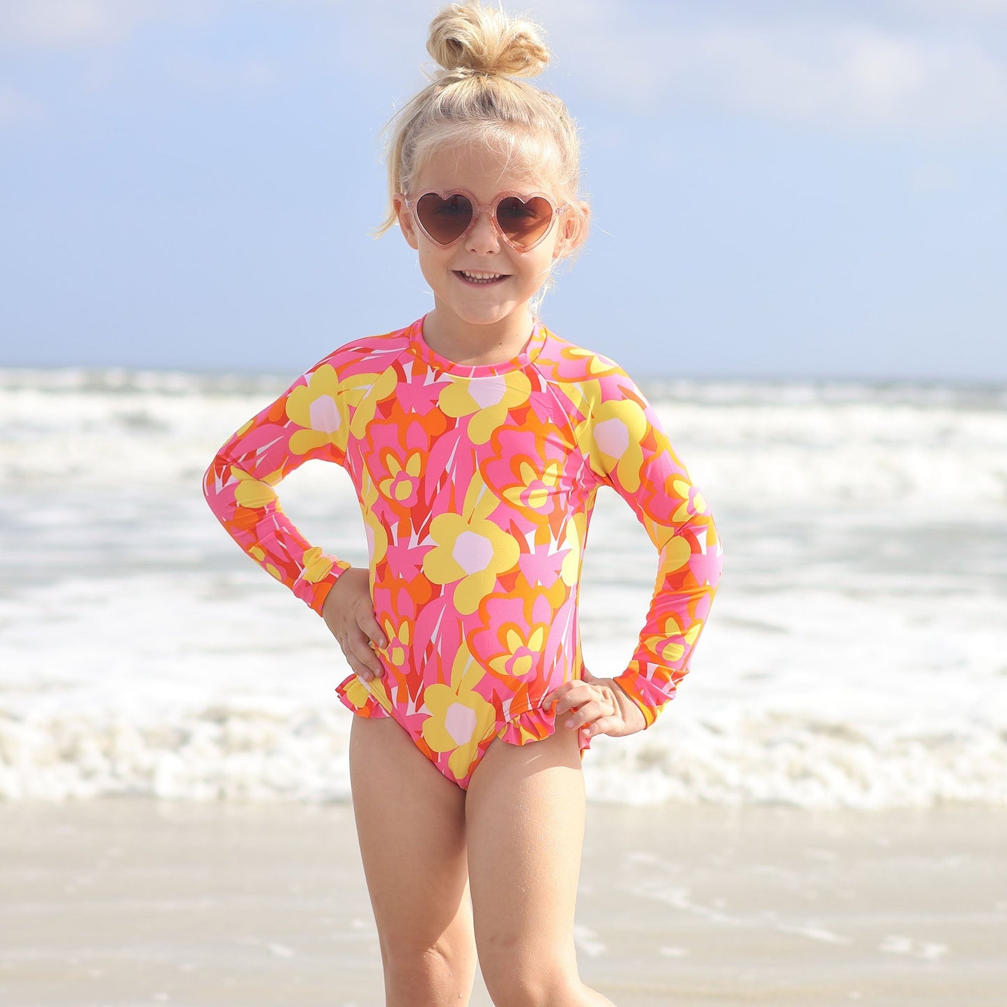 Pop of Sunshine LS Surf Suit - Mack & Harvie