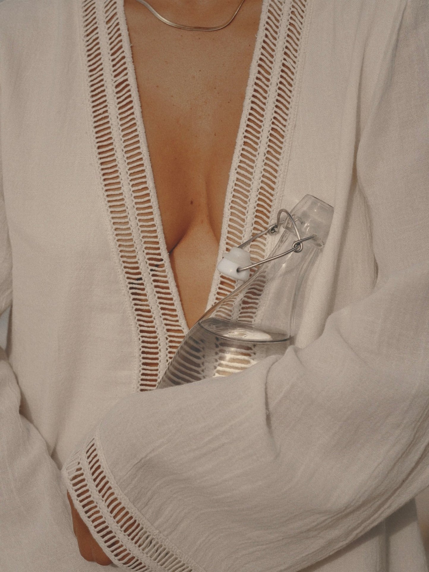 Positano Dress - Natural - Mack & Harvie