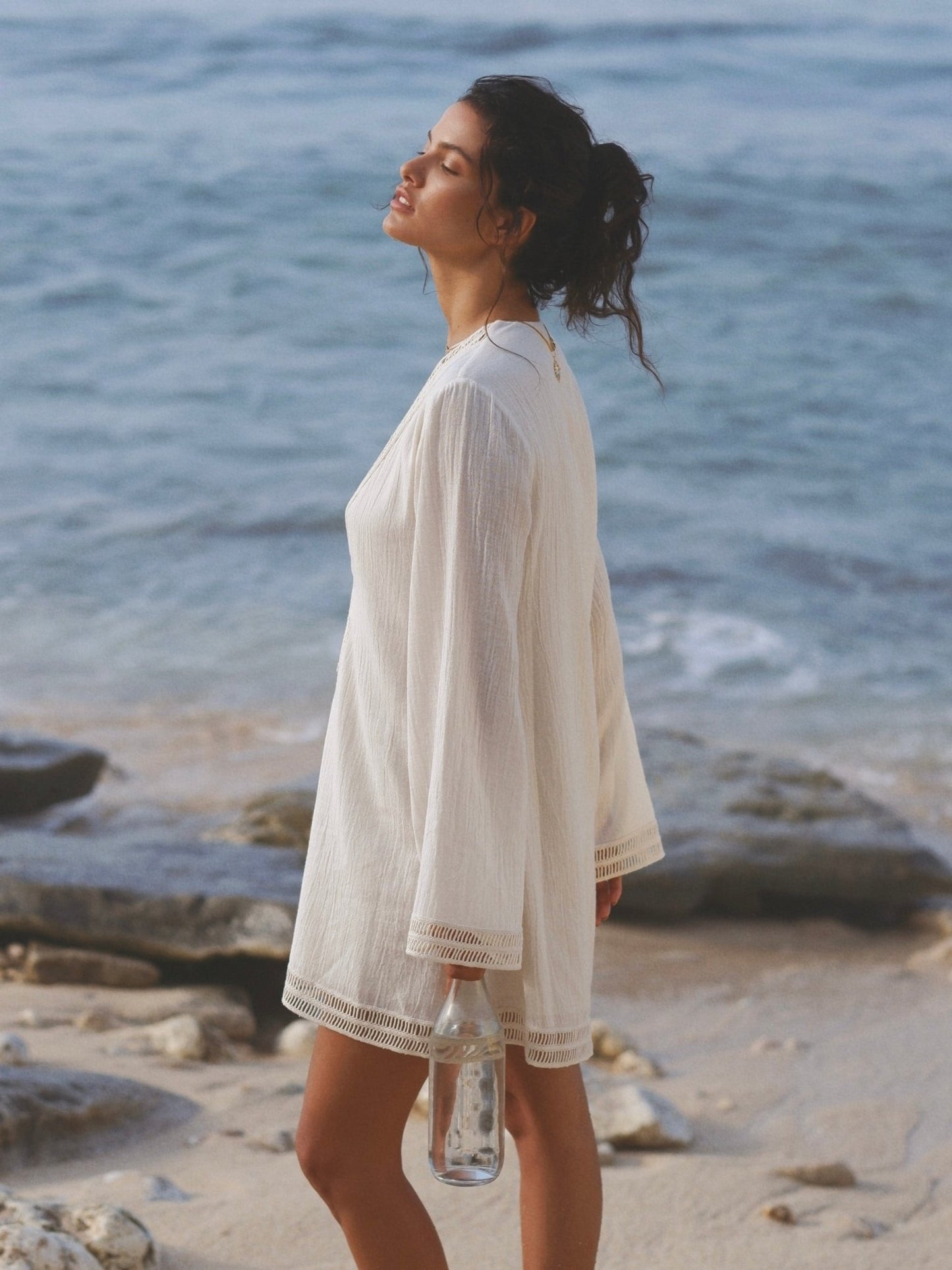Positano Dress - Natural - Mack & Harvie