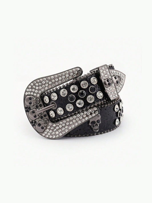 PU Leather Skull Belt - Mack & Harvie