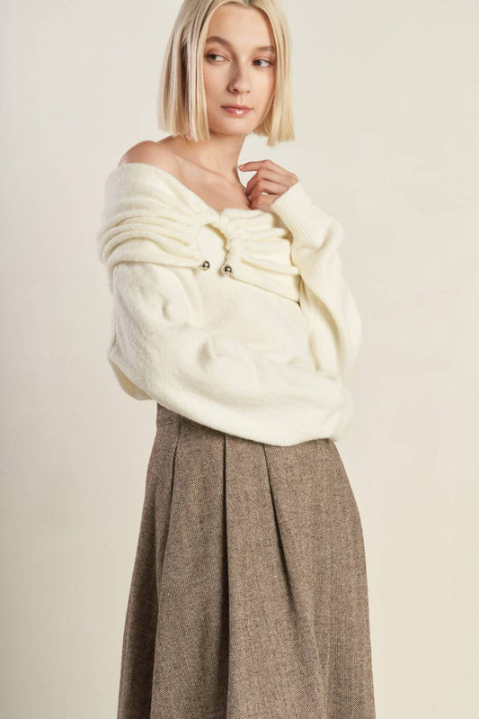 QUIET MOMENTS SWEATER TOP - Mack & Harvie