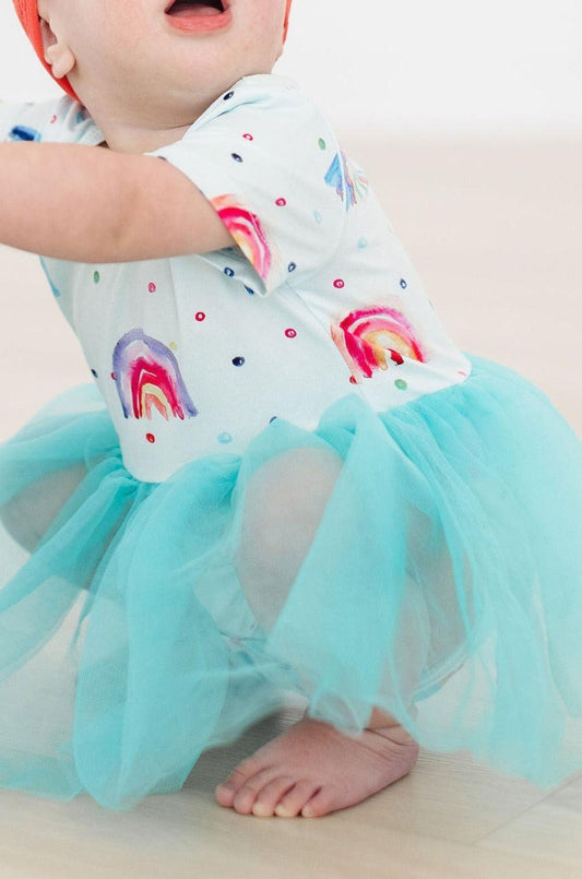 Rainbow Grooves Tutu Bodysuit - Mack & Harvie