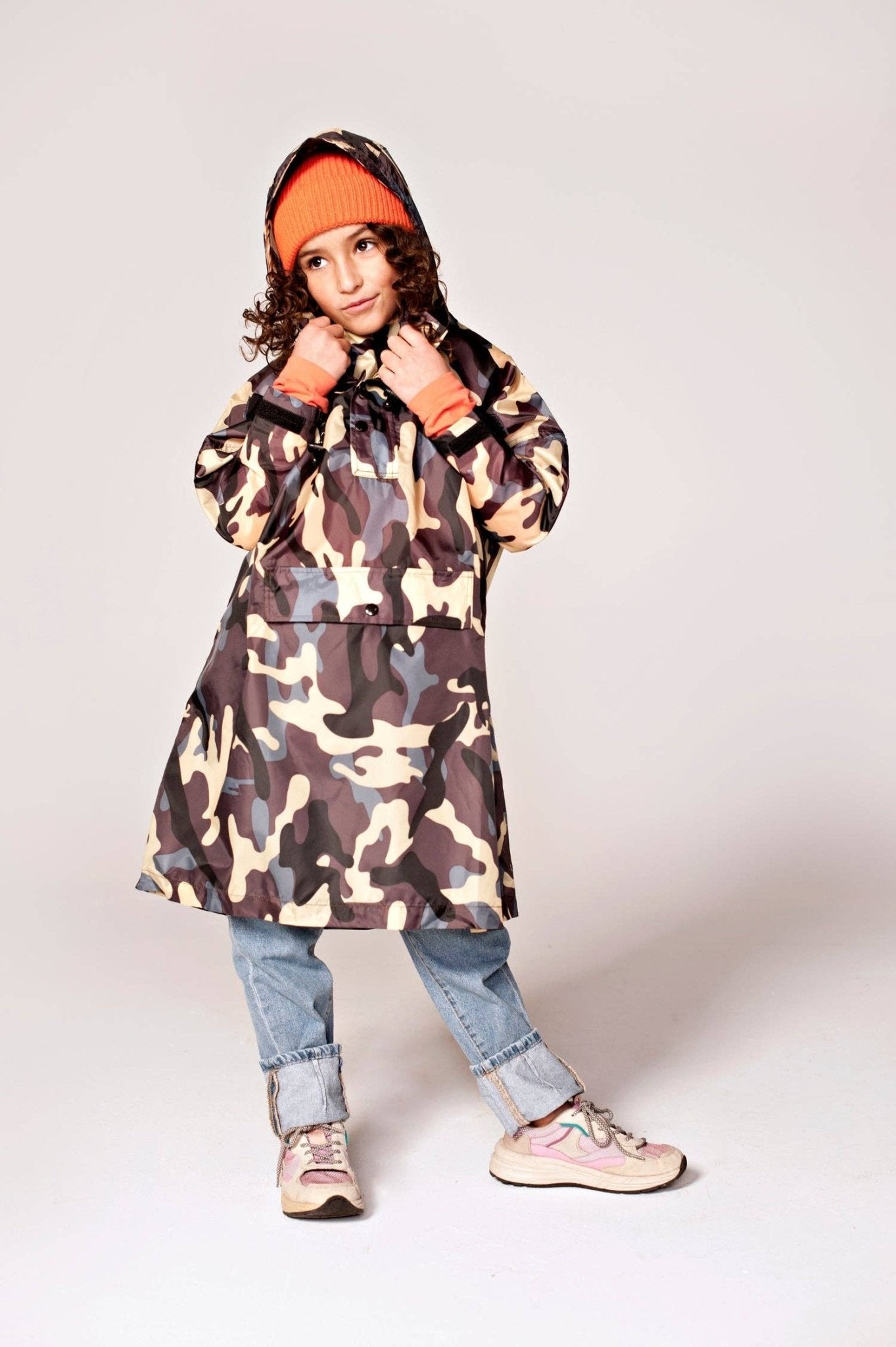 Rainkiss - Jungle Camo - Kids Rain Poncho - Mack & Harvie