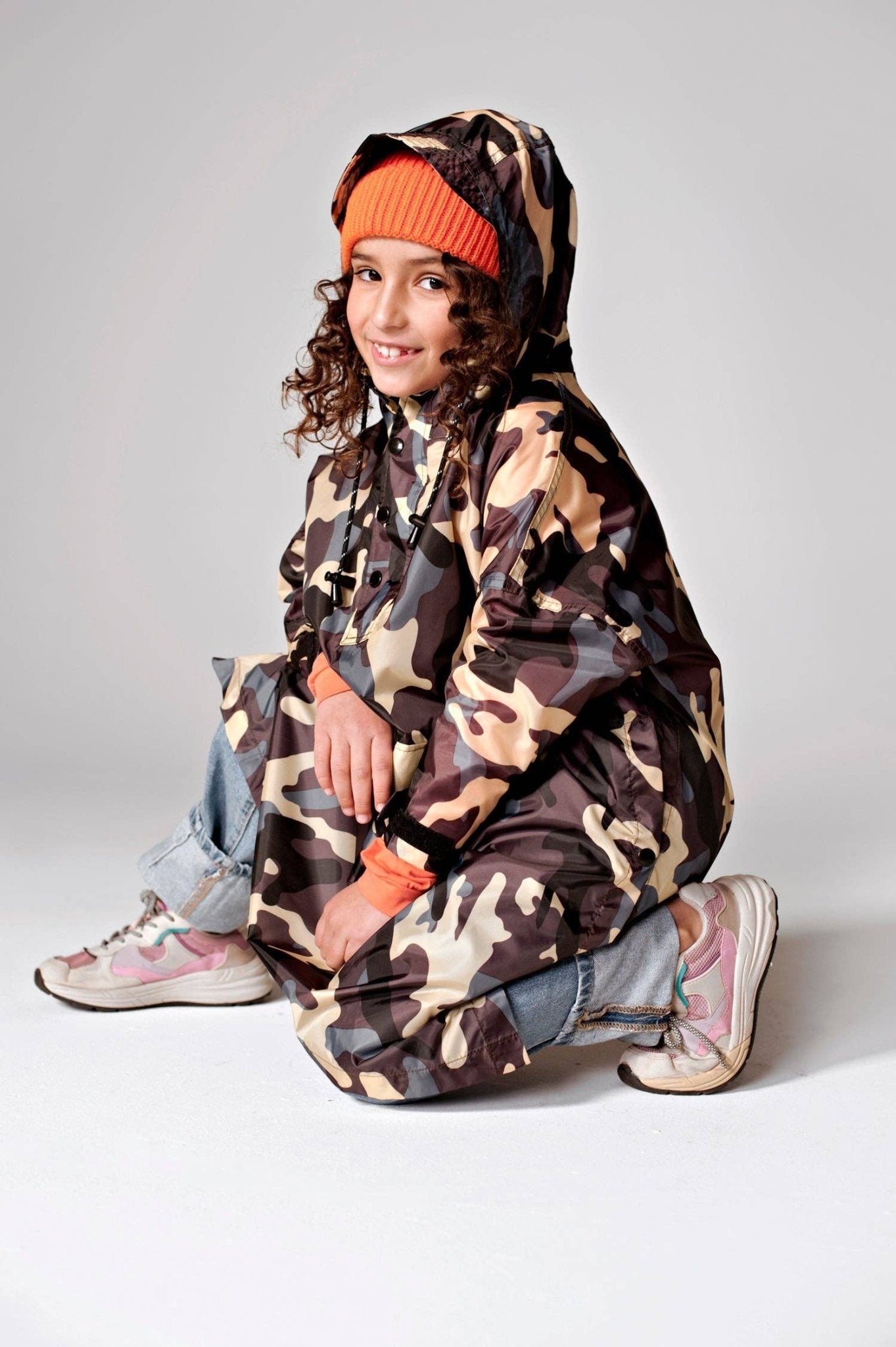 Rainkiss - Jungle Camo - Kids Rain Poncho - Mack & Harvie