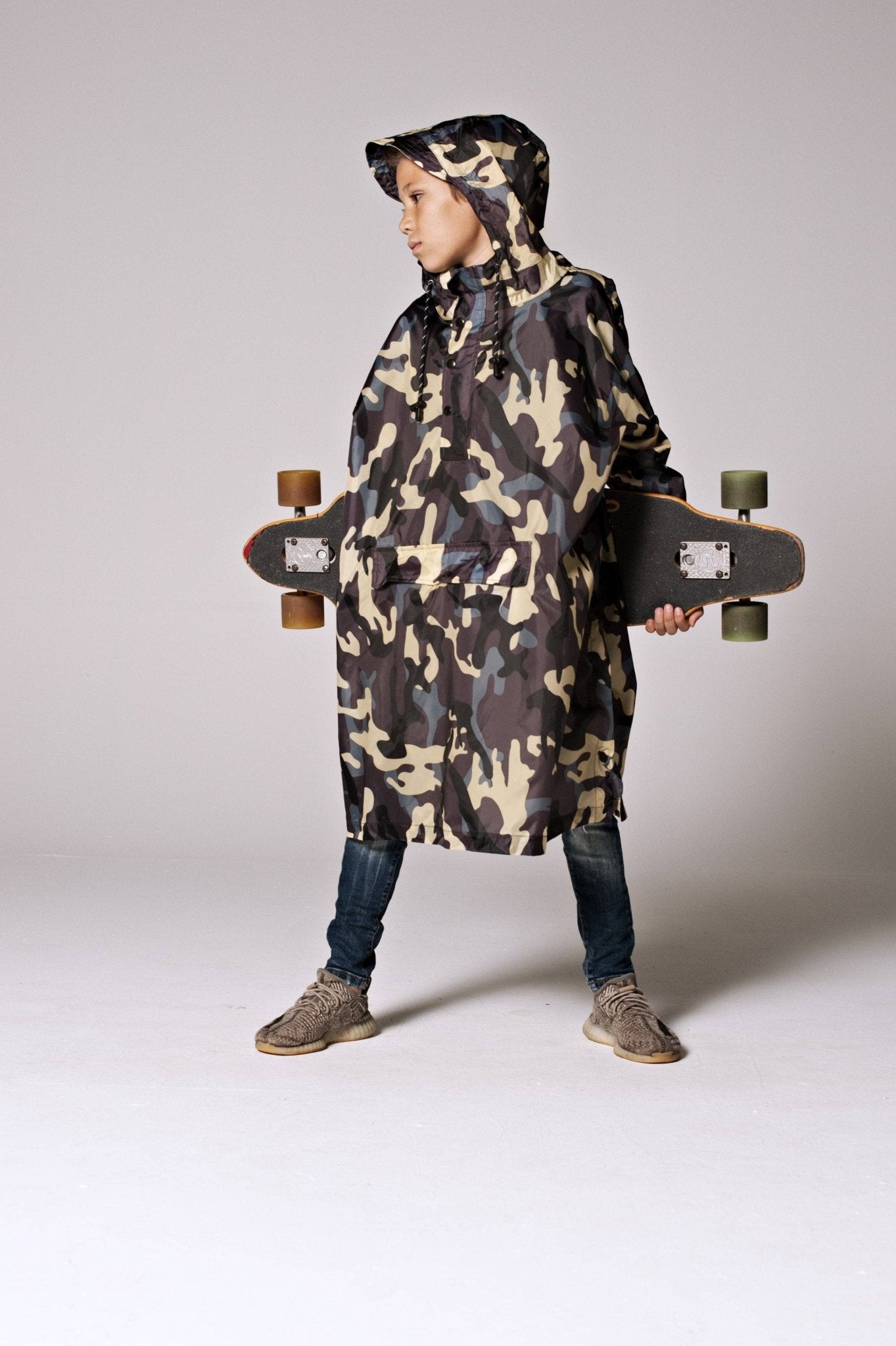 Rainkiss - Jungle Camo - Kids Rain Poncho - Mack & Harvie