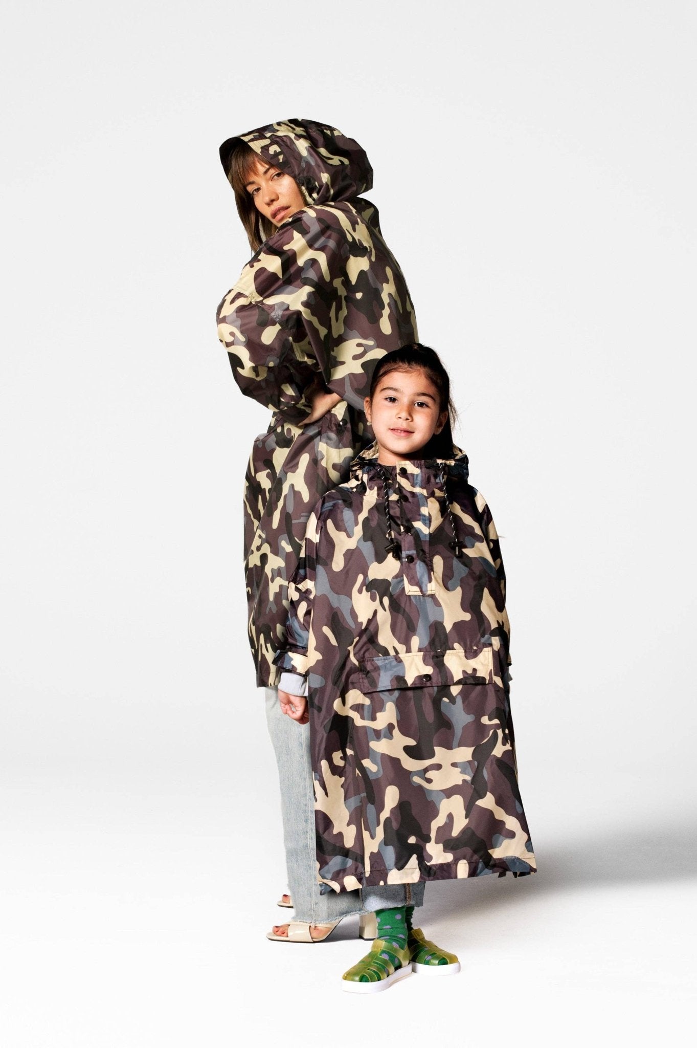 Rainkiss - Jungle Camo - Kids Rain Poncho - Mack & Harvie