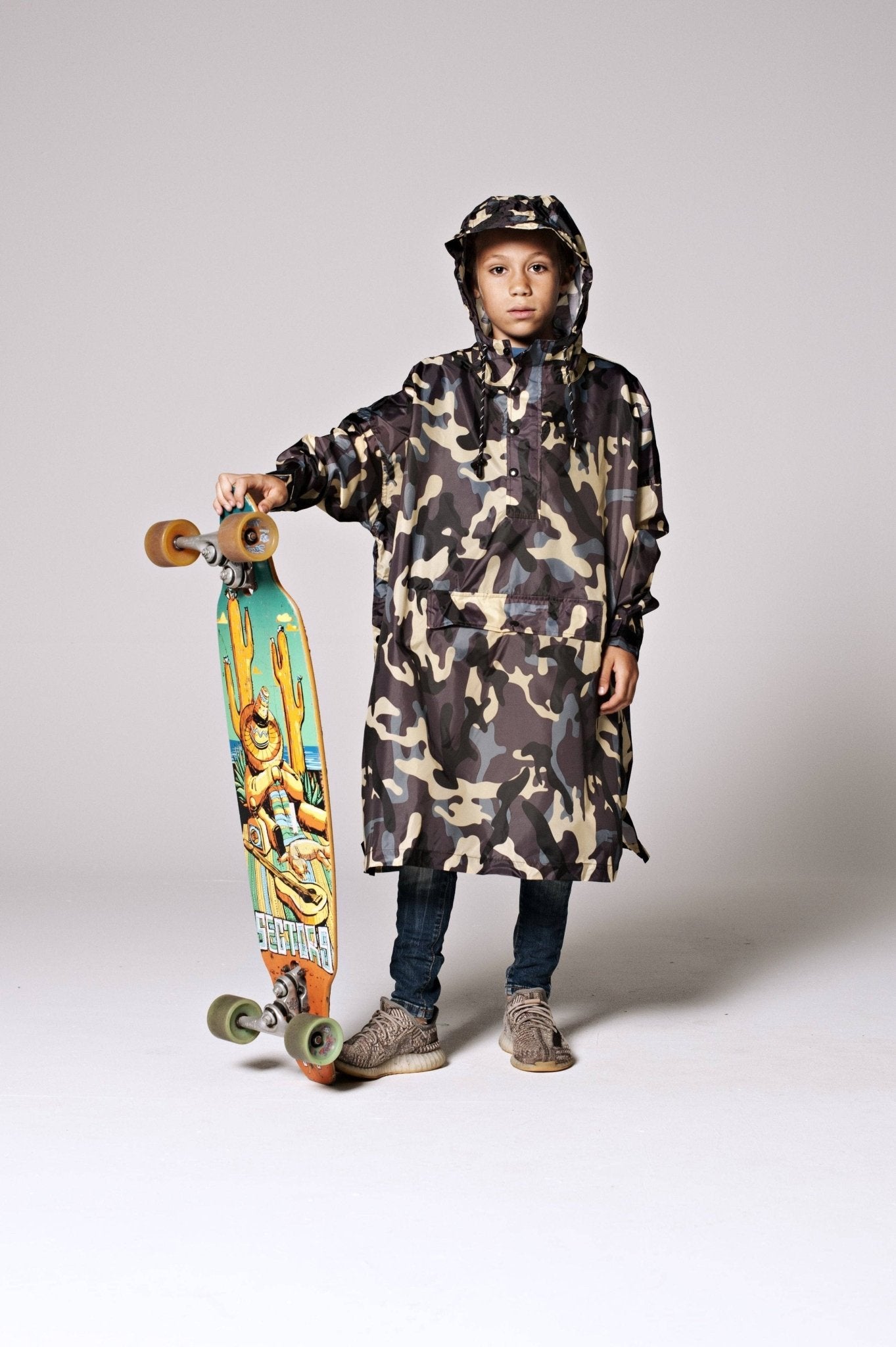 Rainkiss - Jungle Camo - Kids Rain Poncho - Mack & Harvie