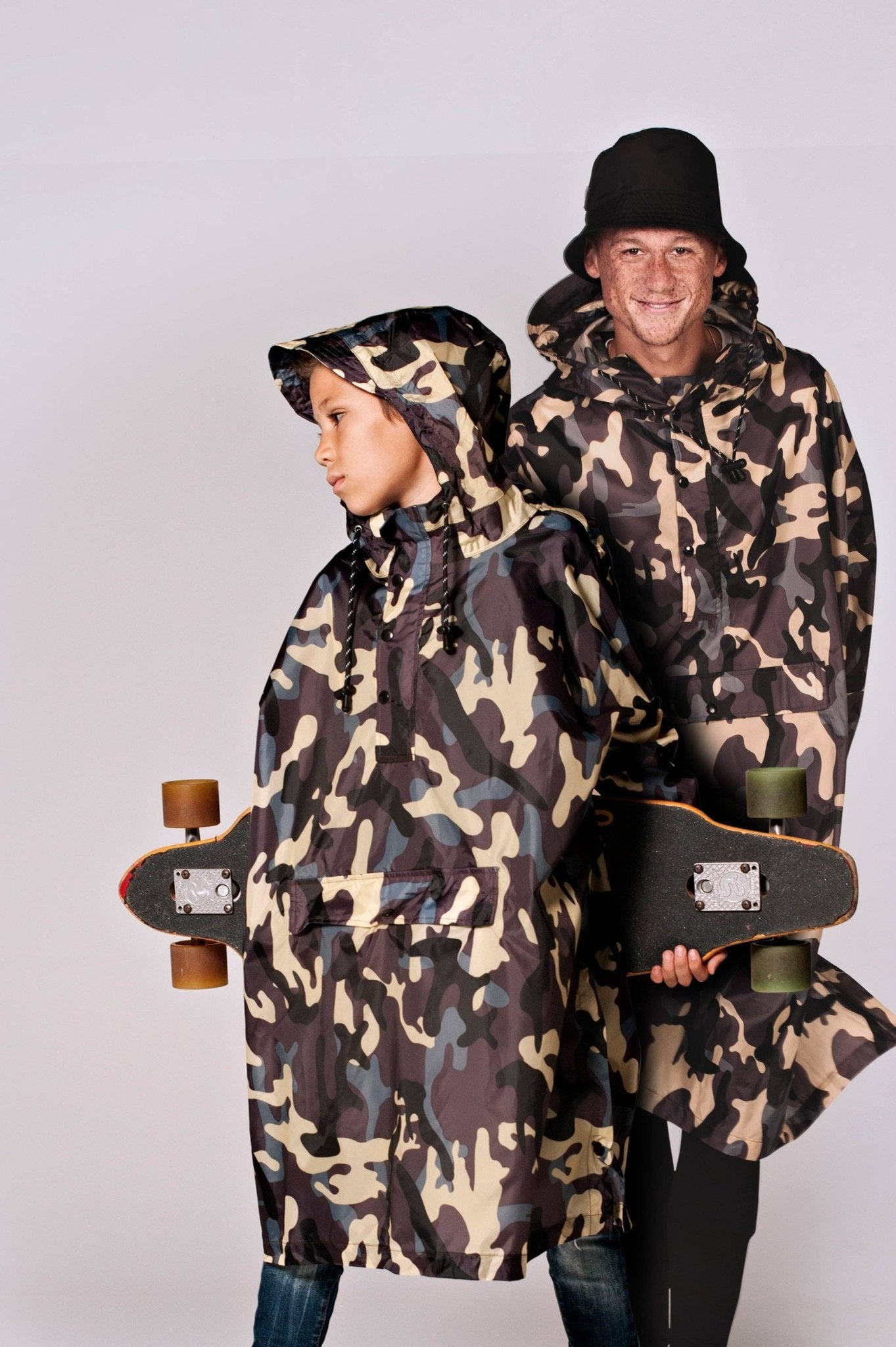 Rainkiss - Jungle Camo - Kids Rain Poncho - Mack & Harvie
