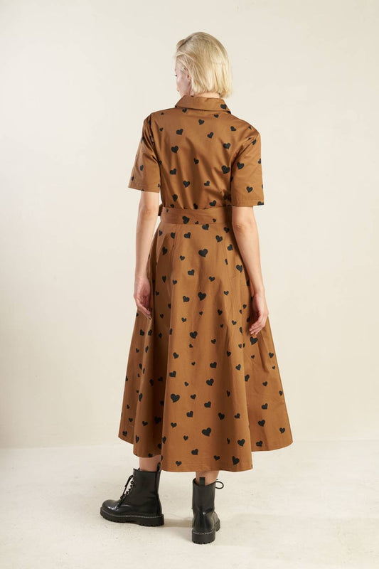 READY TO GO WOVEN MIDI DRESS - Mack & Harvie