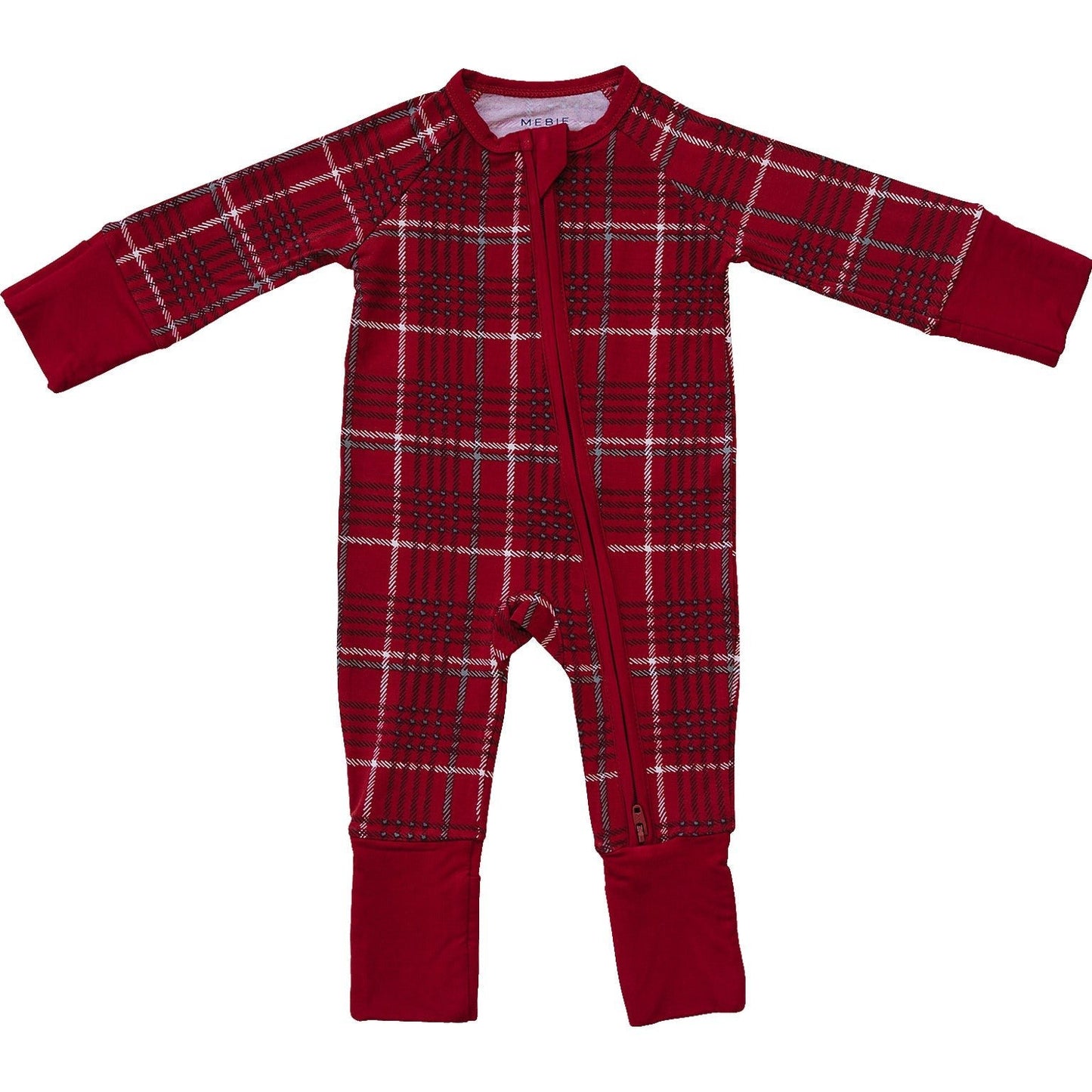 Red Plaid Bamboo Zipper - Mack & Harvie