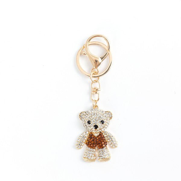 RHINESTONE BEAR KEYCHAIN - Mack & Harvie