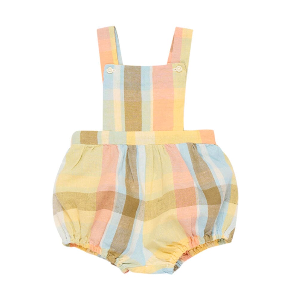 Roberta Baby Romper - Check - Mack & Harvie