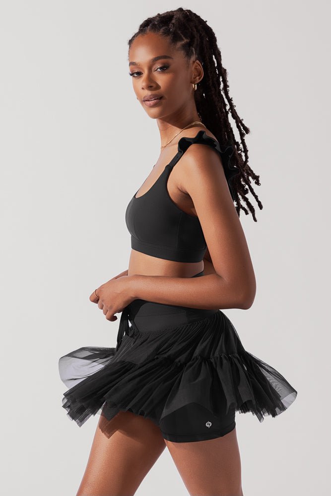 Romance Ruffle Bra - Black - Mack & Harvie