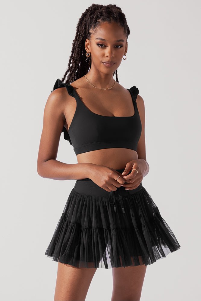 Romance Ruffle Bra - Black - Mack & Harvie