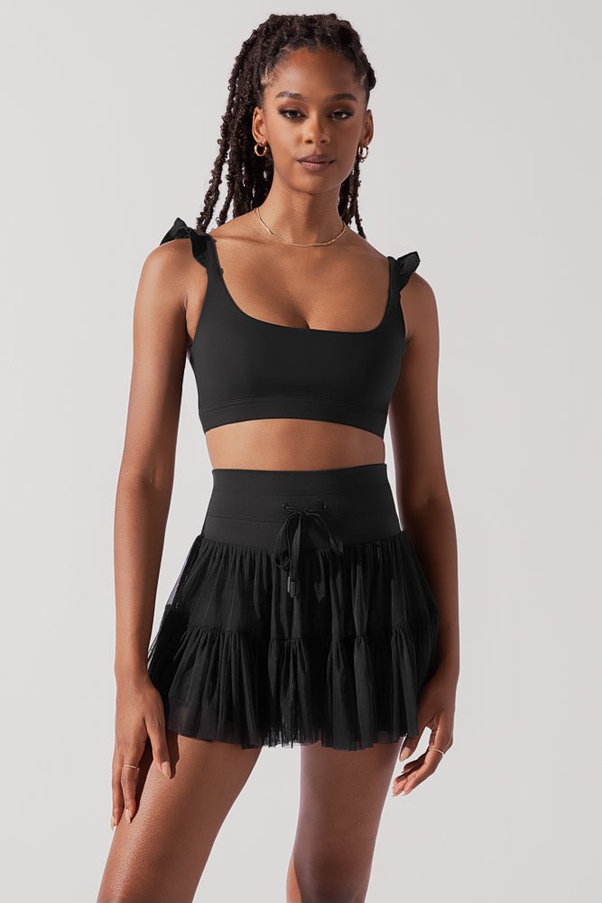 Romance Ruffle Bra - Black - Mack & Harvie