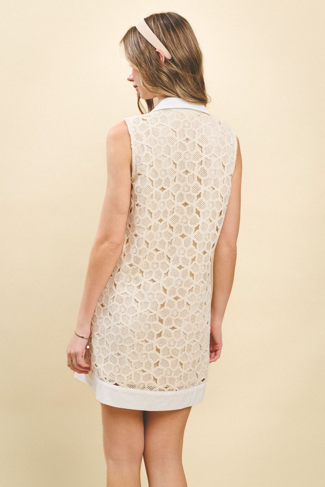 S/L Collared Lace Dress