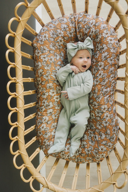 Sage Organic Cotton Ribbed Zipper - Mack & Harvie