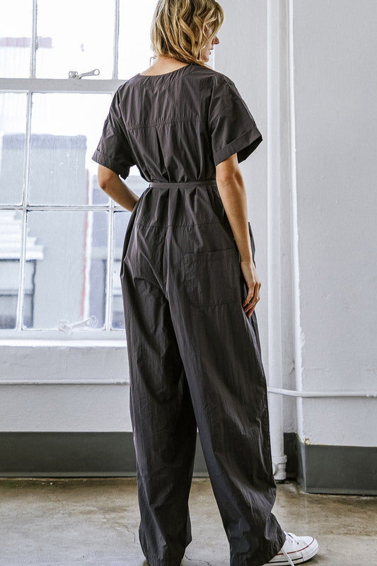 SAY IT AGAIN WOVEN JUMPSUIT - Mack & Harvie