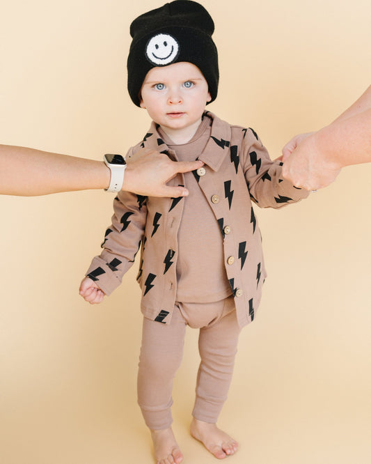 Shacket | Mocha Bolts - Mack & Harvie