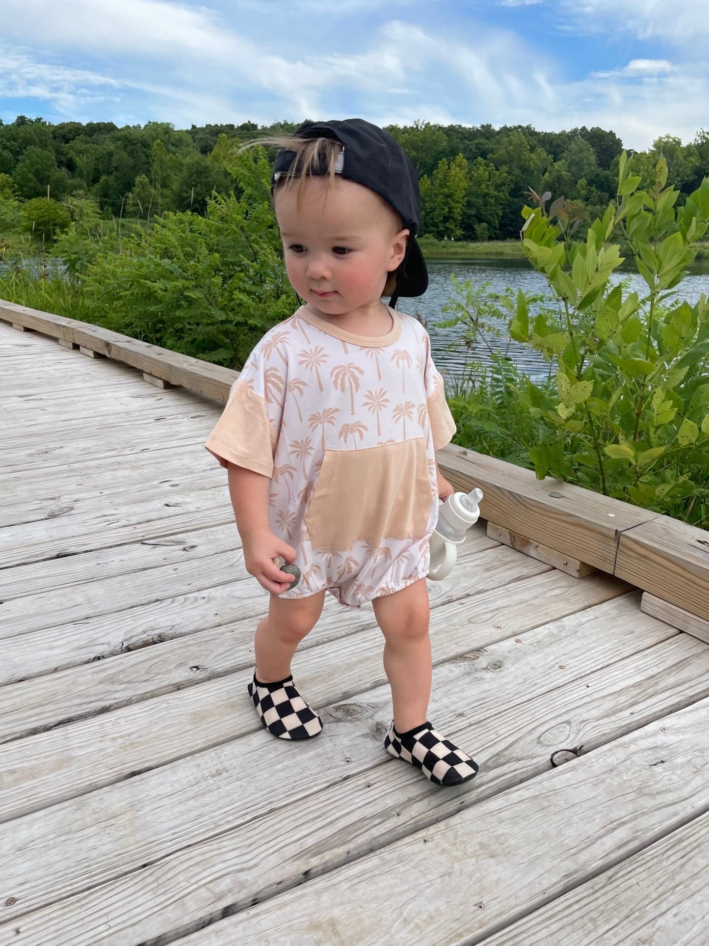 Shady Beach Bubble Romper - Mack & Harvie