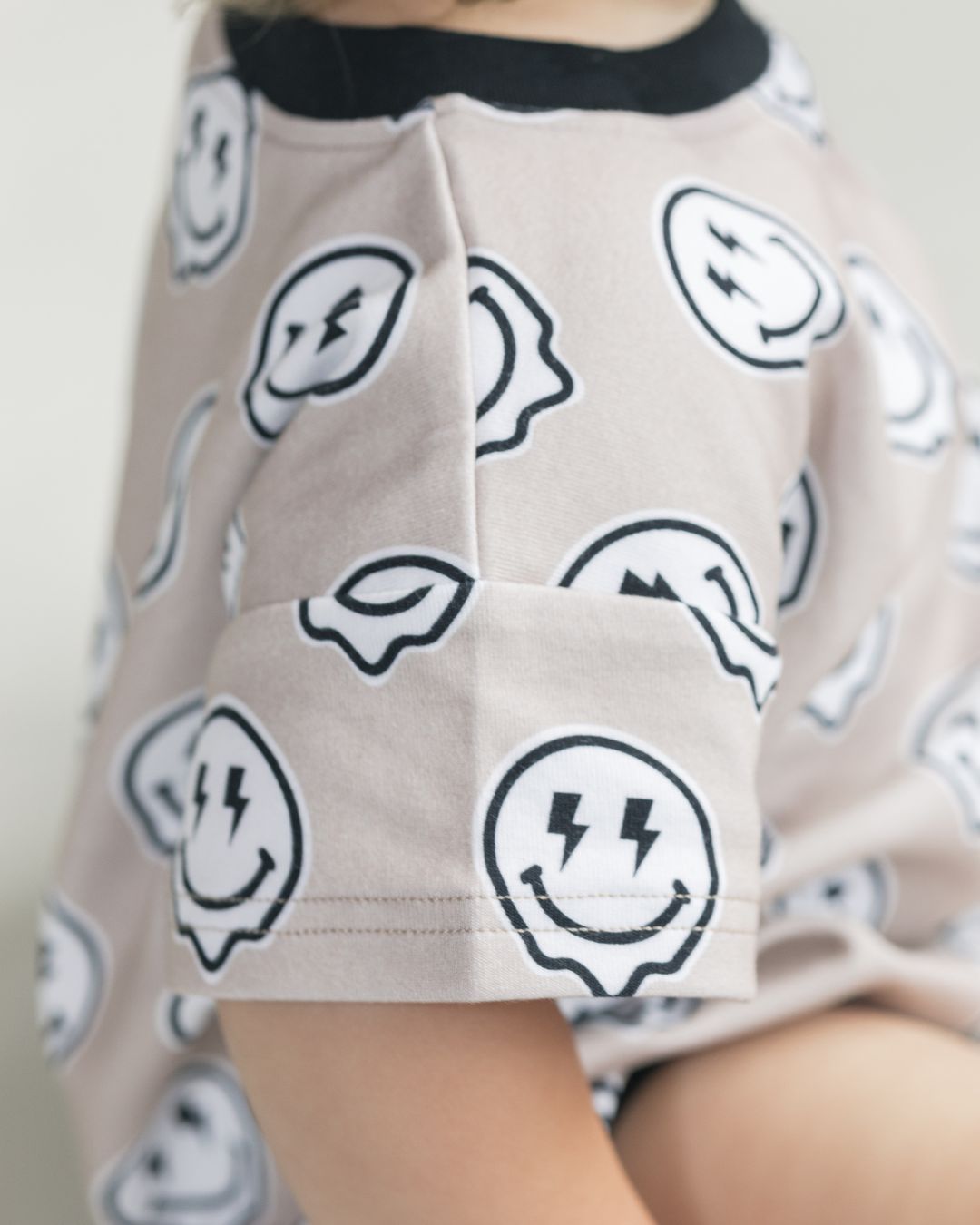 Short Sleeve Bubble Romper | Electric Drippy - Mack & Harvie
