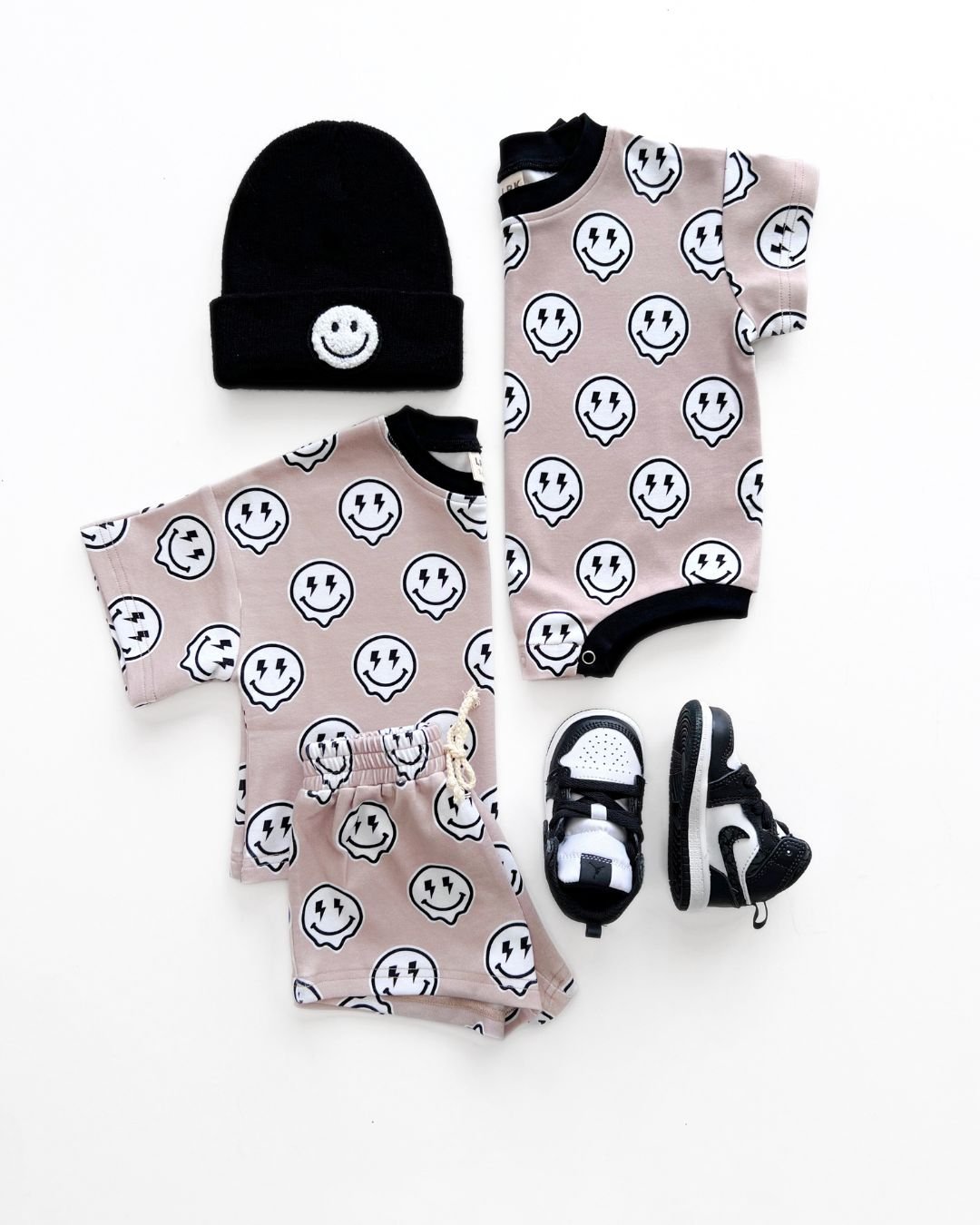 Short Sleeve Bubble Romper | Electric Drippy - Mack & Harvie