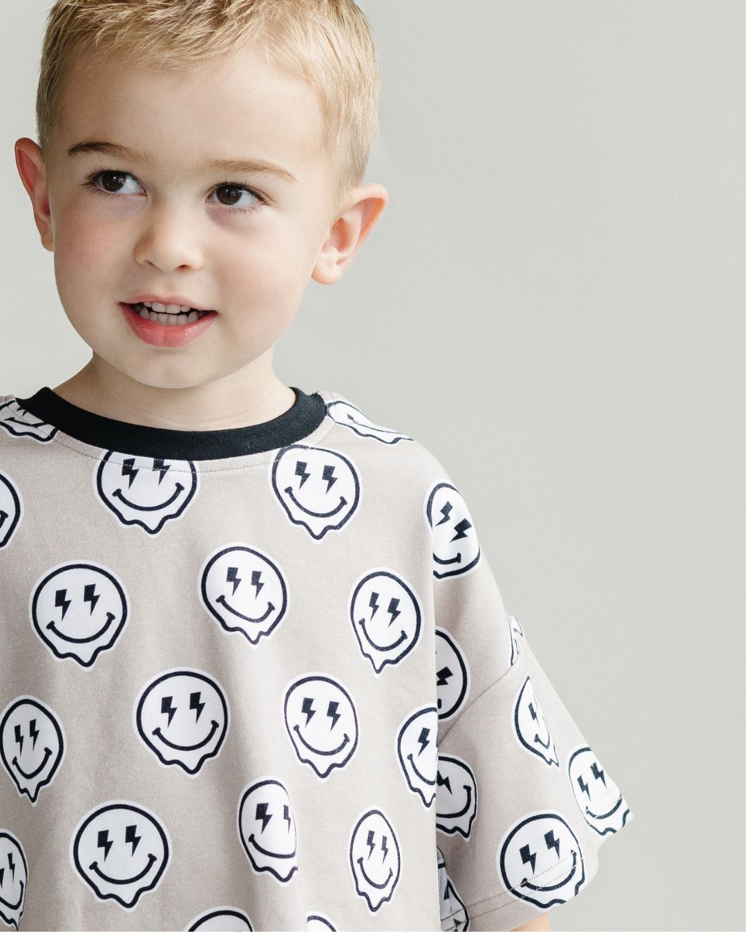 Short Sleeve Bubble Romper | Electric Drippy - Mack & Harvie