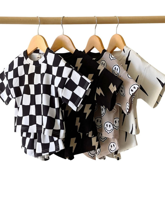 Shorts Set | Wavy Checkered - Mack & Harvie