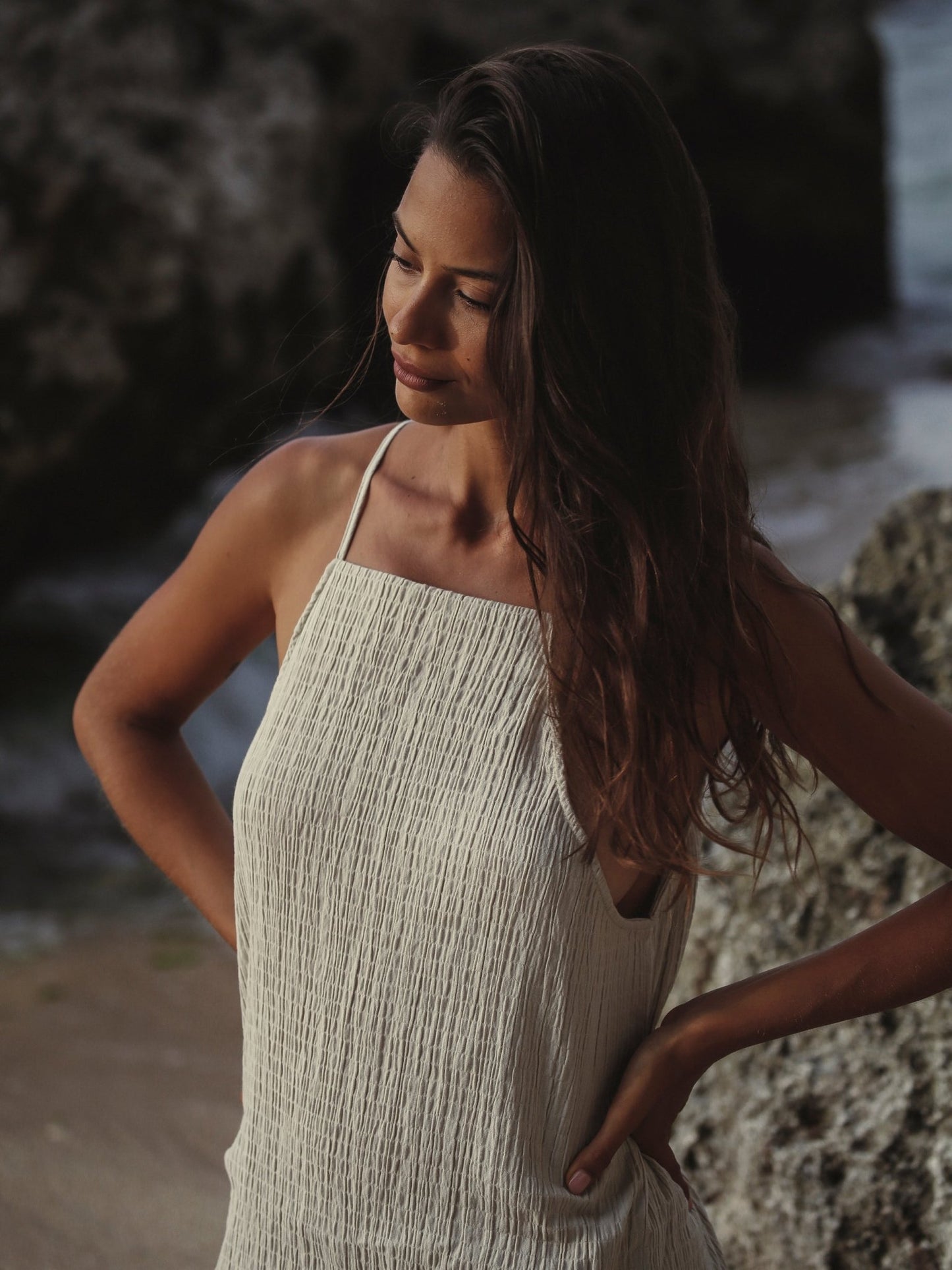 Siesta Dress - Oatmeal - Mack & Harvie