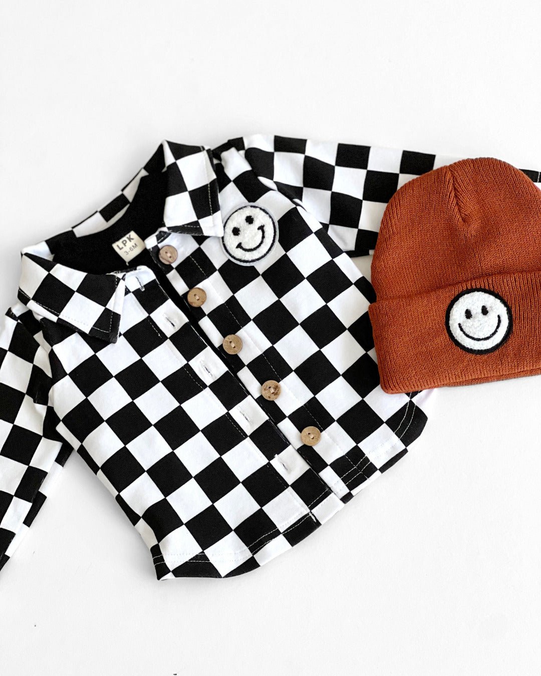 Smiley Beanie | Rust - Mack & Harvie